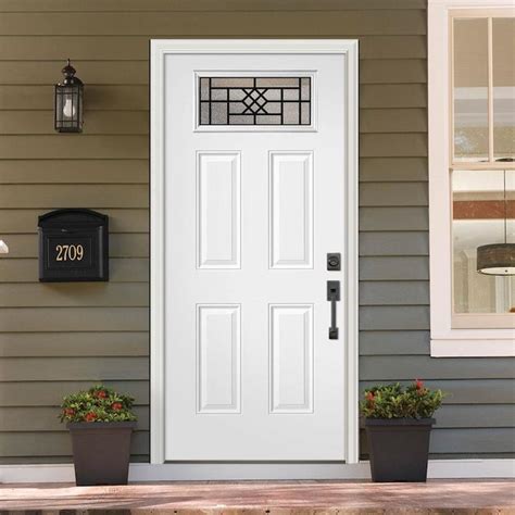 lowes front metal house door|steel entry doors at lowe's.